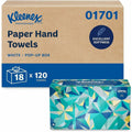 Kimberly-Clark Kleenex Hand Towels with Premium Absorbency Pockets in a Pop-Up Box, White, 18 / Carton, KCC01701CT