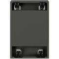 Lorell 20" Box/Box/File Mobile File Cabinet with Full-Width Pull, Charcoal, LLR66909