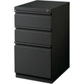 Lorell 20" Box/Box/File Mobile File Cabinet with Full-Width Pull, Charcoal, LLR66909