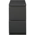 Lorell 20" File/File Mobile File Cabinet with Full-Width Pull, Charcoal, LLR66910