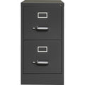 Lorell Fortress Series 26-1/2" Commercial-Grade Vertical File Cabinet, Charcoal, LLR66911