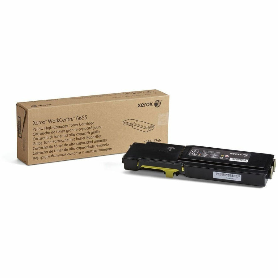 Xerox Original High Yield Laser Toner Cartridge - Yellow -, 12EA/CT — view 1