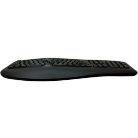 Adesso Color Illuminated Ergonomic Keyboard, Black, ADEAKB150EB
