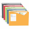 C-Line Letter File Jacket, Amber Orange, 8 1/2" Width x 11" Length, 25 / Box, CLI63060
