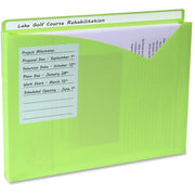 C-Line Full Tab Cut Letter File Jacket, 1 Pack