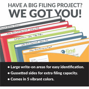 C-Line Full Tab Cut Letter File Jacket, 1 Pack