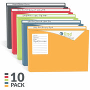 C-Line Full Tab Cut Letter File Jacket, 1 Pack
