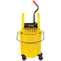 Rubbermaid Commercial WaveBrake Combo Mop Bucket, Yellow, RCP757788YL