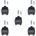 Lorell Premium Soft Dual-Wheel Casters Set, Black, 1 Set, LLR33446