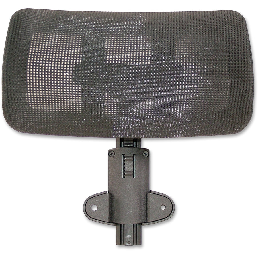 Lorell Mesh High-Back Office Headrest, 11.8" x 6.3", Black, Nylon, LLR85562