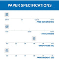 International Paper Hammermill Fore Multipurpose Copy Paper - White, 8 1/2" x 11", 500 / Ream, HAM103267RM