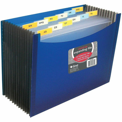C-Line Letter Expanding File, Blue, 8 1/2" Width x 11" Length, 12EA/CT — view 1