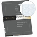 Neenah Paper Southworth Parchment Specialty Paper - Blue, 8 1/2" x 11", 100 / Box, SOUP964CK/3/36