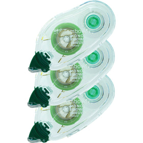 Tombow Mono Removable Adhesive Applicator Refill, Clear, 3 / Pack, TOM62209