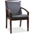 Lorell Sloping Arms Wood Frame Guest Chair, LLR20015