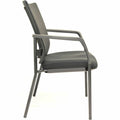 Lorell Mesh Back Guest Chair, Gray, LLR85566