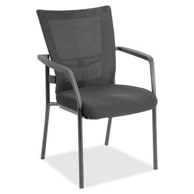 Lorell Mesh Back Guest Chair, Gray, LLR85566