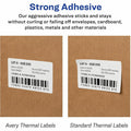 Avery Thermal Roll Labels 4" x 6", 220 White Shipping Labels (4156), Bright White, 1 Roll, AVE4156