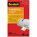 3M Scotch Thermal Laminating Pouches, Clear, 100 / Pack, MMMTP5851100