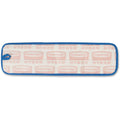 Rubbermaid Commercial Hygen 18" Microfiber Wet Pad, Blue, RCPQ410BL