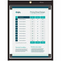C-Line Vinyl File Pocket, Clear, 9" Width x 12" Length, 25 / Carton, CLI85912