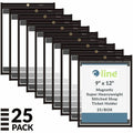 C-Line Vinyl File Pocket, Clear, 9" Width x 12" Length, 25 / Carton, CLI85912