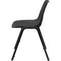 Lorell Molded Stacking Chairs, 1 Carton, LLR85567