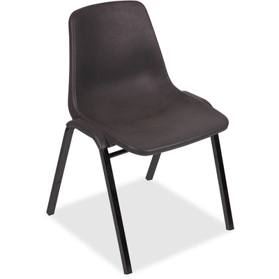 Lorell Molded Stacking Chairs, 1 Carton, LLR85567