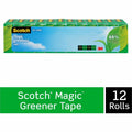 3M Scotch 3/4"W Magic Greener Tape Rolls, Clear, 1 Pack, MMM81212P