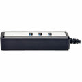 Eaton Tripp Lite series 4-Port Portable USB 3.0 SuperSpeed Hub, Silver, TRPU360004MINI