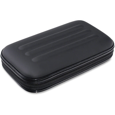 Advantus Large Soft-Sided Pencil Case, Black, AVT67000