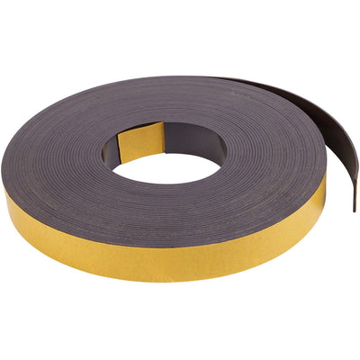 Bi-silque S.A MasterVision 1"x50' Adhesive Magnetic Tape, Black, BVCFM2021