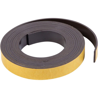 Bi-silque S.A MasterVision 1/2"x7' Adhesive Magnetic Roll Tape, Black, BVCFM2319