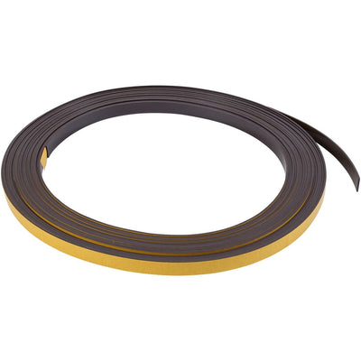 Bi-silque S.A MasterVision 1/2" Adhesive Magnetic Roll Tape, Black, BVCFM2321