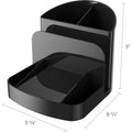 Deflecto Sustainable Office Desk Caddy, Black, DEF38904