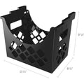 Deflecto Sustainable Office Desktop Hanging File Holder, Black, DEF39304