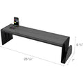 Deflecto Sustainable Office Heavy-Duty Desk Shelf, Black, DEF39404
