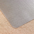 Floortex Computex Anti-Static Standard Pile Carpet PVC Rectangular Chair Mat, Clear, FLR3115226EV