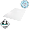 Floortex Computex Anti-Static Standard Pile Carpet PVC Rectangular Chair Mat, Clear, FLR3115226EV