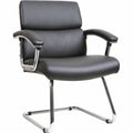 Lorell Padded Arm Guest Chair, Black, LLR20019