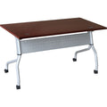 Lorell Flip Top Training Table, Brown, LLR60717