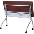Lorell Flip Top Training Table, Brown, LLR60717