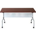 Lorell Flip Top Training Table, Brown, LLR60717