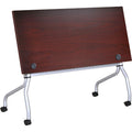 Lorell Flip Top Training Table, Brown, LLR60717