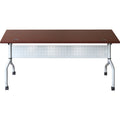 Lorell Flip Top Training Table, Brown, LLR60718