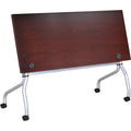 Lorell Flip Top Training Table, Brown, LLR60718
