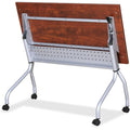 Lorell Flip Top Training Table, Red, LLR60720