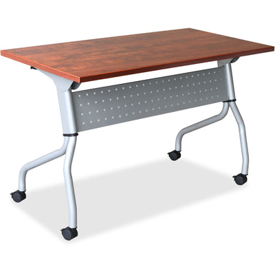 Lorell Flip Top Training Table, Red, LLR60720