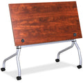 Lorell Flip Top Training Table, Red, LLR60720