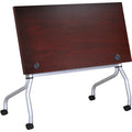 Lorell Flip Top Training Table, Brown, LLR60722
